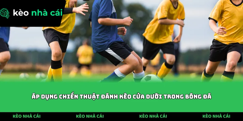 Áp dụng chiến thuật đánh kèo cửa dưới trong bóng đá