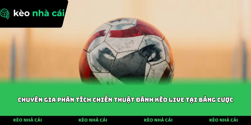 Chuyên gia phân tích chiến thuật đánh kèo live tại bảng cược